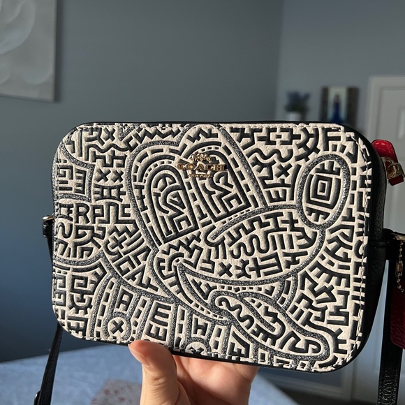 Coach Disney Mickey Mouse X Keith Haring Mini Camera Bag - Picture 3 of 4